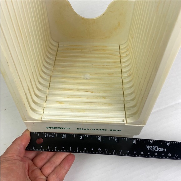Presto Bread Slicing Guide 08615 Machine Vintage Slotted Loaf Tilt Kitchen Tool - Picture 7 of 12